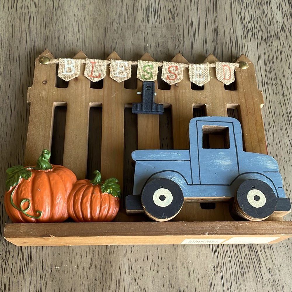 Harvest Decor Blessed Picture Frame
